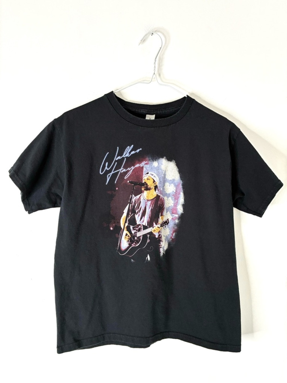 Walker Hayes Duck Buck Tour Black Graphic Tee Guitar Photo Tour Dates